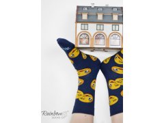 Duhové Ponožky Emotikony Brainy Smiley Lover 3 Páry 6