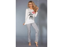 Pyžamo Sweet Kiss 109 Ecru-grey - LivCo Corsetti 2