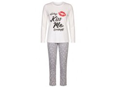 Pyžamo Sweet Kiss 109 Ecru-grey - LivCo Corsetti 4