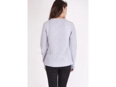 Svetr Victoria SWE 123 Světle šedý - MKMSwetters 3