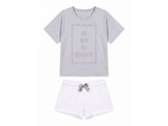 Pyžamo Kingdom Short Dots & Grey - Aruelle 7