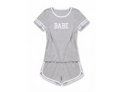 Babe Short Grey pyžamo - Aruelle 4