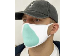 Stříbrná iontová maska Bílá a&nbsp;šedá Sada 20 kusů - VMP 2