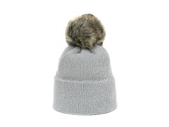 Světle šedá čepice Soft Fluff - Art of Polo 1