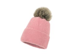 Růžová čepice Soft Fluff - Art of Polo 3