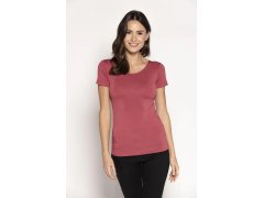 Halenka Carla s&nbsp;krátkým rukávem Antique pink - Babell 4