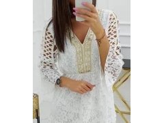 Bavlněné šaty Mayca HY1036 White - Vittoria Ventini 3