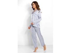 Pyžamo Classic Look Silver - Momenti Per Me 3