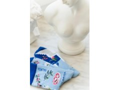 Ponožky Santorini 079-A069 Modrá - Více 3