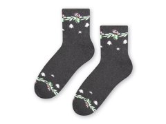 Ponožky 123-034 Melange Graphite - Steven 1
