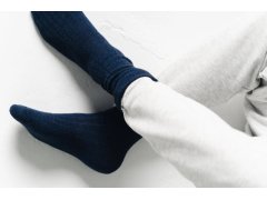 Ponožky 044-005 Alpaca navy blue - Steven 5