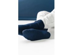 Ponožky 044-005 Alpaca navy blue - Steven 6
