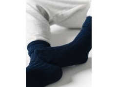 Ponožky 044-005 Alpaca navy blue - Steven 7