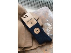 Ponožky 044-005 Alpaca navy blue - Steven 8