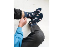Ponožky 084-014 navy blue - Steven 8