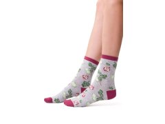 Ponožky 159-107 Melange Light Grey - Steven 3