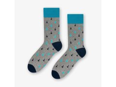 Kravaty ponožky 051-135 Melange Grey - Více 3