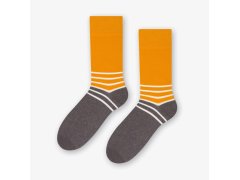 Dvoubarevné ponožky 078-172 Mustard - Více 3