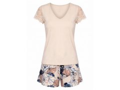 Pyžamo Sofia 1/2 Light Beige - Donna 4