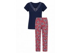 Pyžamo Rita Long Dark Blue - Donna 4