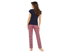 Pyžamo Rita Long Dark Blue - Donna 6