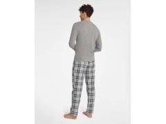 Pyžamo Usher 40946-90X Grey melange - Henderson 4