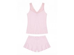 Pyžamo Amelia 1/2 Light Pink Top - Donna 4