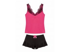 Pyžamo Candy 1/2 Fuchsia - Donna 2