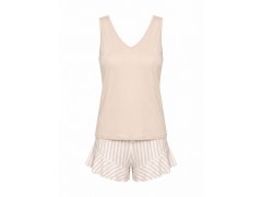 Pyžamo Marina 1/2 Top Beige - Donna 2