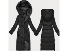 Černo-grafitová oboustranná zimní bunda (M2-6519-1+27) - Goodlooking
