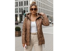 Dámská přechodná bunda TY5608 hnědá - FashionStreet