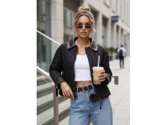 Dámská přechodná bunda TY5622 černá - FashionStreet