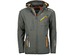 Geographical Norway Softshellová bunda Royaute DB 068 M WY8027H/GN/Dark Grey / Orange