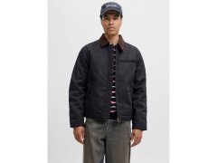 Jack&Jones pilotní bunda JORNORREBRO WORKER JACKET 12282903 BLACK/CORDUROY C