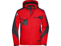 Daiber JN 824 Pracovní zimní softshellová bunda - Strong 02.0824 red/black