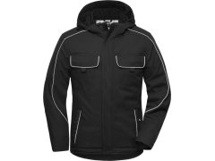 Daiber JN 886 Pracovní softshellová polstrovaná bunda - Solid 02.0886 black