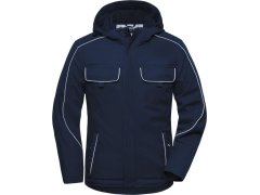 Daiber JN 886 Pracovní softshellová polstrovaná bunda - Solid 02.0886 navy