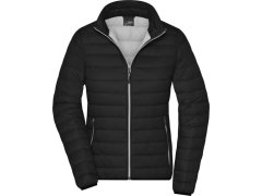 Daiber JN 1139 Dámská péřová bunda 02.1139 black/silver
