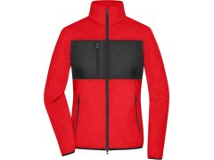 Daiber JN 1311 Dámská fleecová bunda 02.1311 red/black