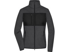 Daiber JN 1311 Dámská fleecová bunda 02.1311 dark melange/black