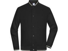 Daiber 8044 College bunda z bio bavlny 02.8044 black/black