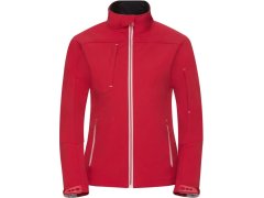 Russell Athletic 410F Dámská 3-vrstvá Bionic softshellová bunda 10.410F classic red