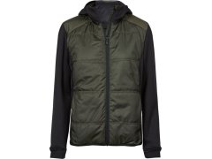 Tee Jays TJ 9113 Dámská hybridní strečová bunda s kapucí 18.9113 deep green/black