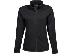 Tee Jays TJ 9616 Dámská melanžová pletená fleecová bunda 18.9616 black