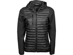Tee Jays TJ 9629 Dámská bunda s kapucí Crossover 18.9629 black/black