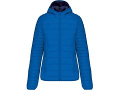 Kariban K 6111 Lehká dámská prošívaná bunda s kapucí 20.6111 light royal blue