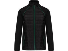 WK WK 6147 Pracovní hybridní bunda "Day-to-Day" 20.6147 black/kelly green