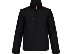Kariban K 639 2-v-1 bunda s&nbsp;odepínacími rukávy 20.K639 black/orange/black