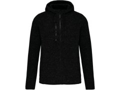 Kariban ProAct PA 366 Dámská pletená fleecová bunda s kapucí 20.P366 dark grey melange