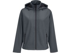 SOL´S Race Hooded Women Dámská 2-vrstvá softshellová bunda s kapucí 25.4448 charcoal grey